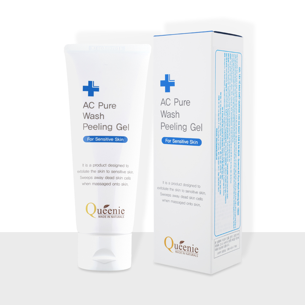 Gel tẩy tế bào chết cho da nhạy cảm và da mụn Queenie 100ml 4 2 15