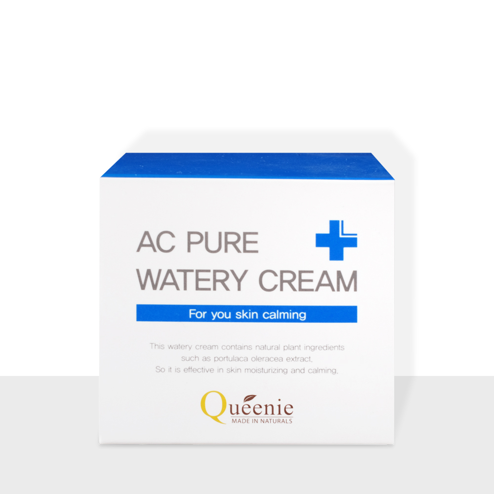 Kem dưỡng trắng da, kiềm dầu - Queenie Ac Pure Watery Cream, 50ml 5 3 14