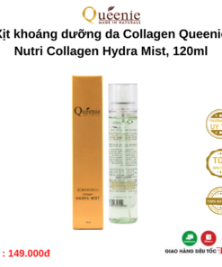 Xịt khoáng dưỡng ẩm bổ sung Collagen Queenie Mỹ phẩm Hàn Quốc 120ml 12 Xit khoang duong da Collagen 120ml 2