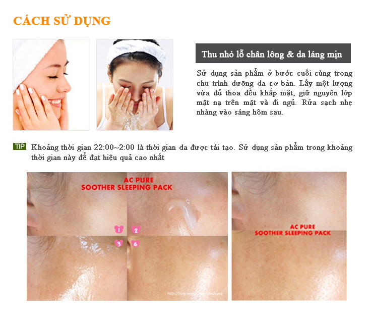 cach su dung mat na ngu sinh hoc queenie han quoc