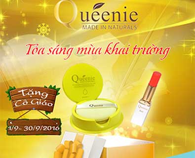 Tỏa sáng mùa khai trường cùng mỹ phẩm Queenie 71 6000 x 600 avarta