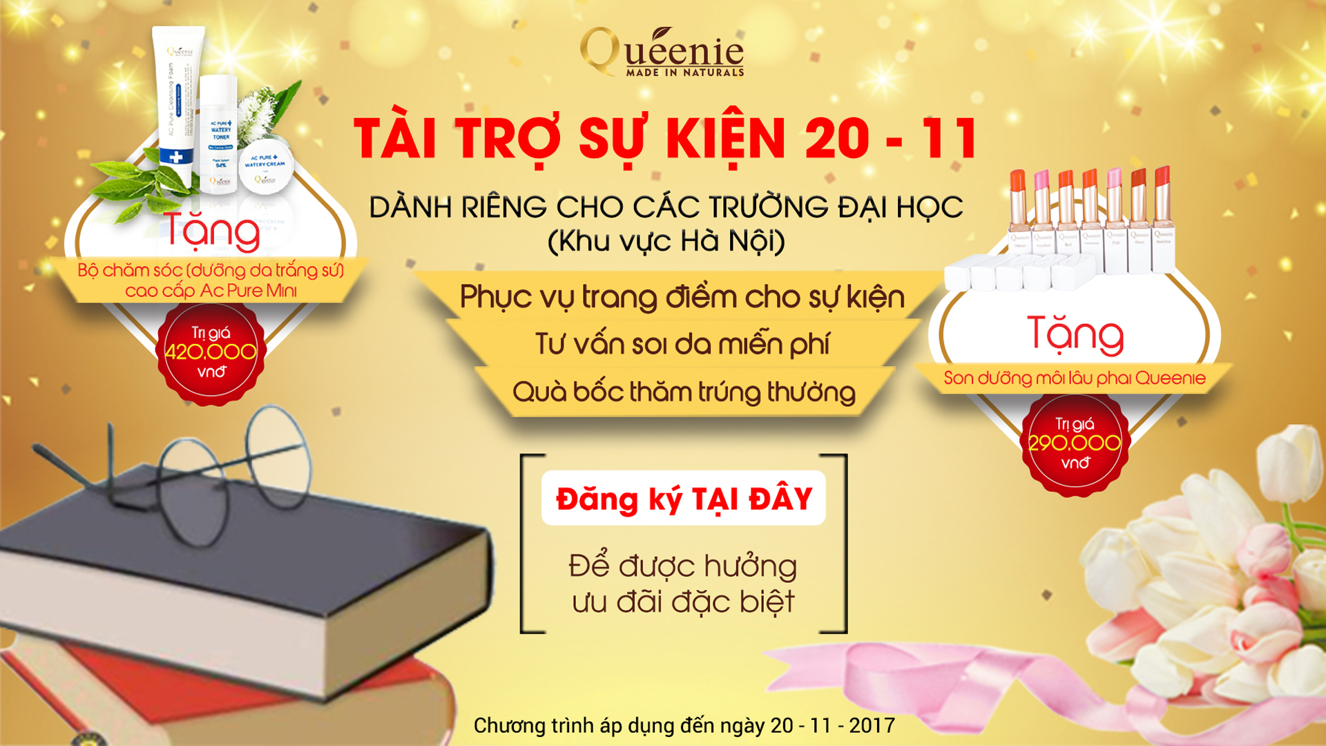 Tài trợ sự kiện 20/11/2017 1 Quang Cao web 20 11
