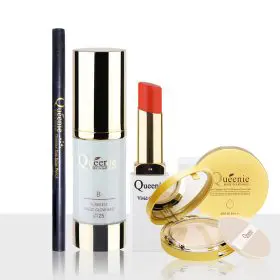 Bộ trang điểm cá nhân bổ sung Collagen trắng da Queenie Mỹ Phẩm Hàn Quốc 4 Bộ trang điểm cá nhân, bổ sung Collagen, trắng da Queenie