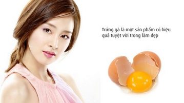 Dưỡng ẩm và làm trắng da từ trứng gà 13 mat na trung ga duong da 1