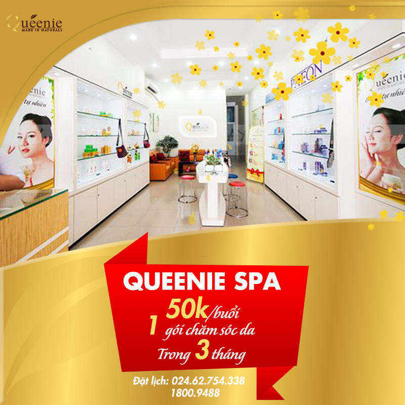 Khuyến mãi 50K/dịch vụ chăm sóc da tại Queenie Spa 1 a4d37ebf338ddcd3859c
