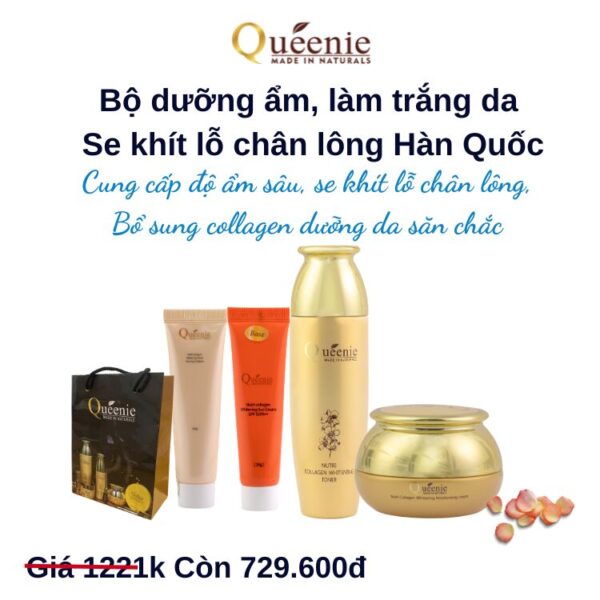 SĂN GIÁ TỐT FULLSIZE DƯỠNG TRẮNG DA VÀ TRANG ĐIỂM THỜI THƯỢNG HÀN QUỐC 29 Bộ dưỡng ẩm, làm trắng da Se khít lỗ chân lông Hàn Quốc