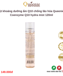 Xịt khoáng dưỡng ẩm Q10 chống lão hóa Queenie Mỹ phẩm Hàn Quốc 120 ml 12 Xit khoang duong am Q10 120ml 2