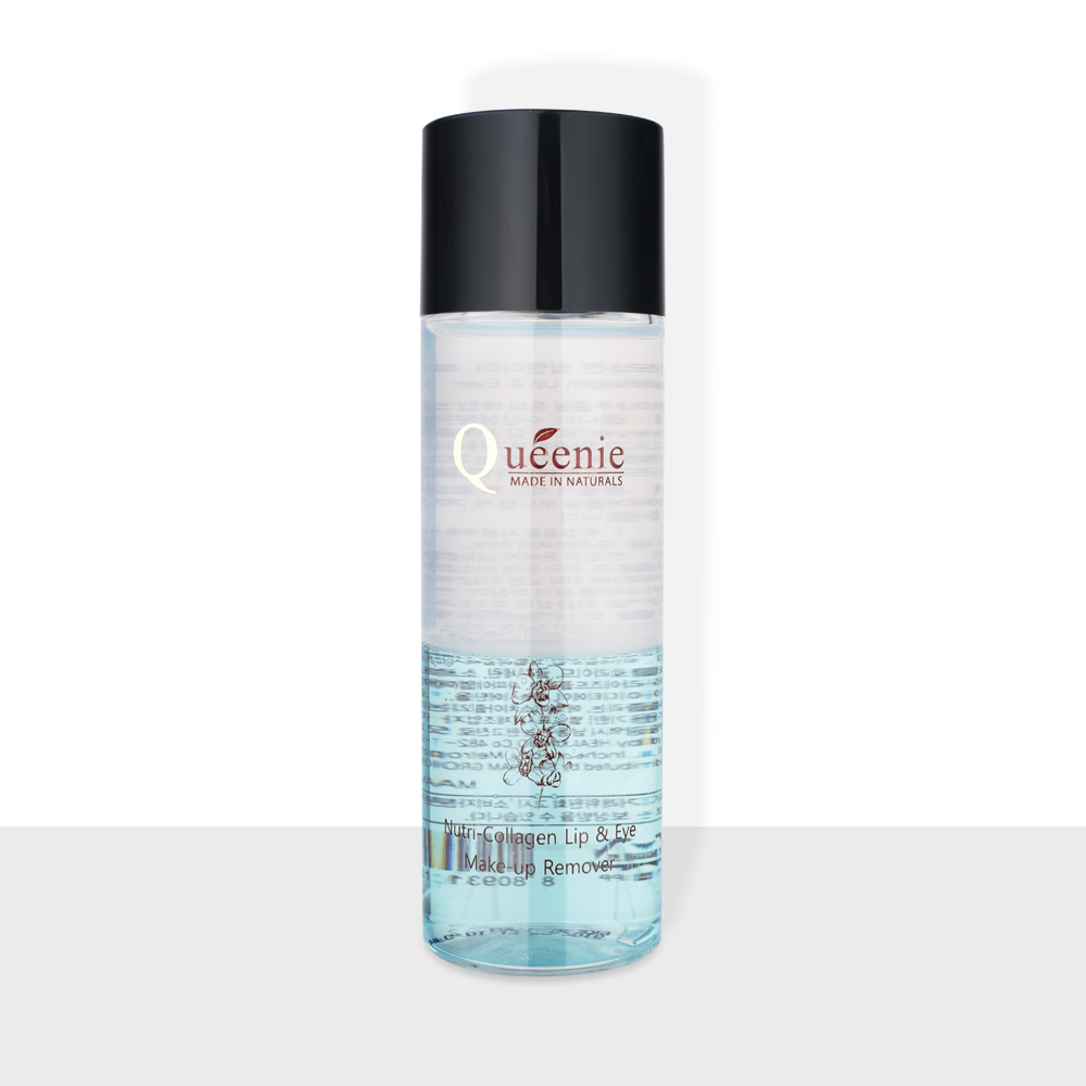 Nước tẩy trang mắt & môi dưỡng trắng da bổ sung Collagen Queenie 100ml ship 30k 3 1