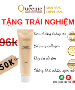 Kem dưỡng trắng da collagen Queenie trải nghiệm 20ml Mỹ phẩm Hàn Quốc