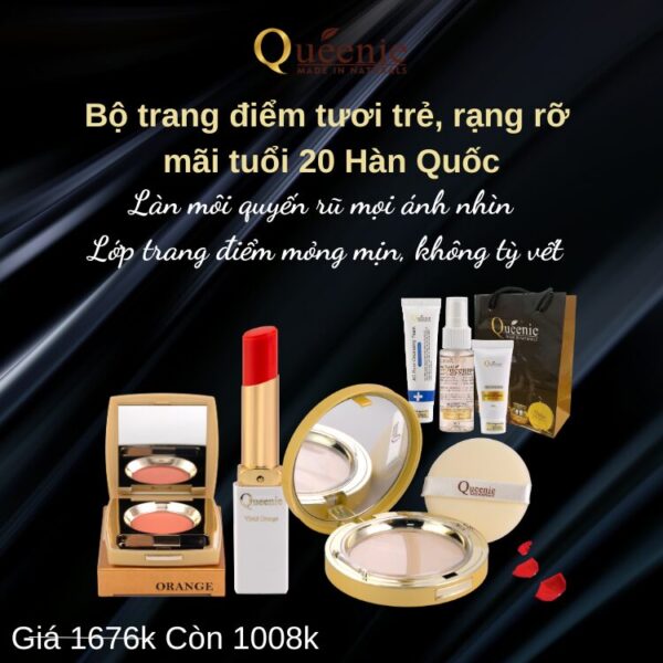 Bộ trang điểm tươi trẻ, rạng rỡ mãi tuổi 20 Hàn Quốc