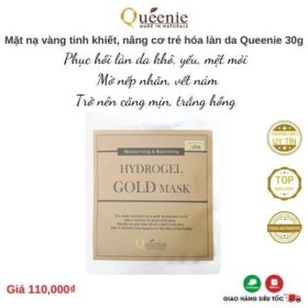 SĂN GIÁ TỐT FULLSIZE DƯỠNG TRẮNG DA VÀ TRANG ĐIỂM THỜI THƯỢNG HÀN QUỐC 51 Mặt nạ vàng tinh khiết dưỡng săn chăc trẻ hóa da Queenie Mỹ phẩm Hàn Quốc 30g