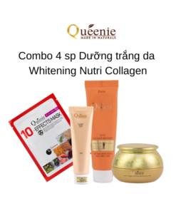 Combo 4 sp Dưỡng trắng da Whitening Nutri Collagen