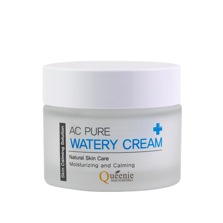 Kem dưỡng bổ sung nước cấp tốc cho da, phục hồi da nhạy cảm và da mụn Queenie AC Pure 50ml 6 Kem duong trang da Ac 3
