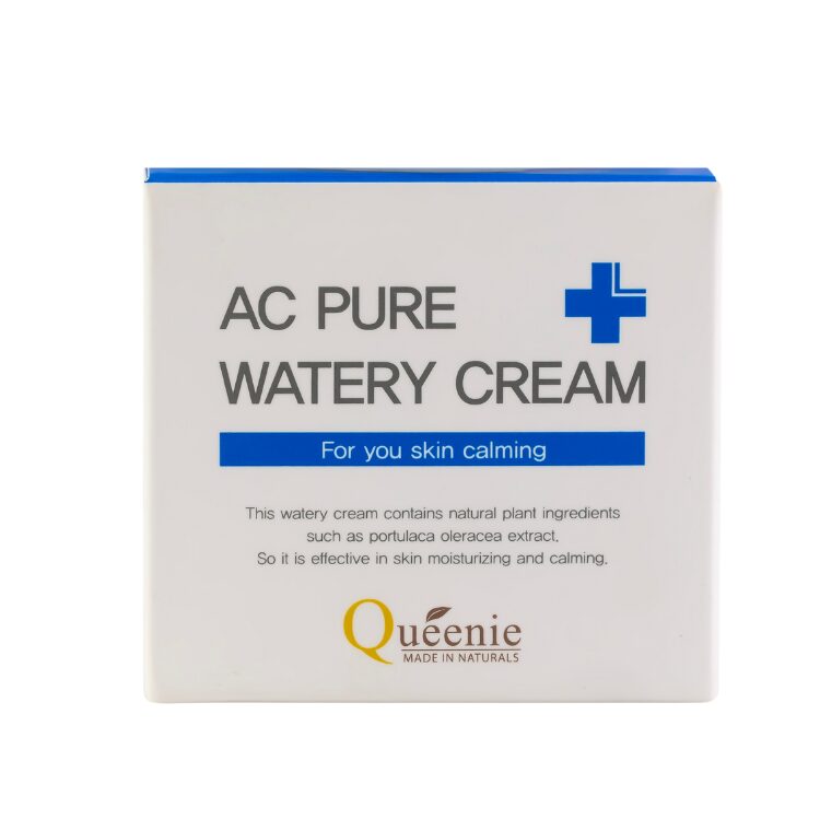 Kem dưỡng bổ sung nước cấp tốc cho da, phục hồi da nhạy cảm và da mụn Queenie AC Pure 50ml 10 Kem duong trang da Ac 7