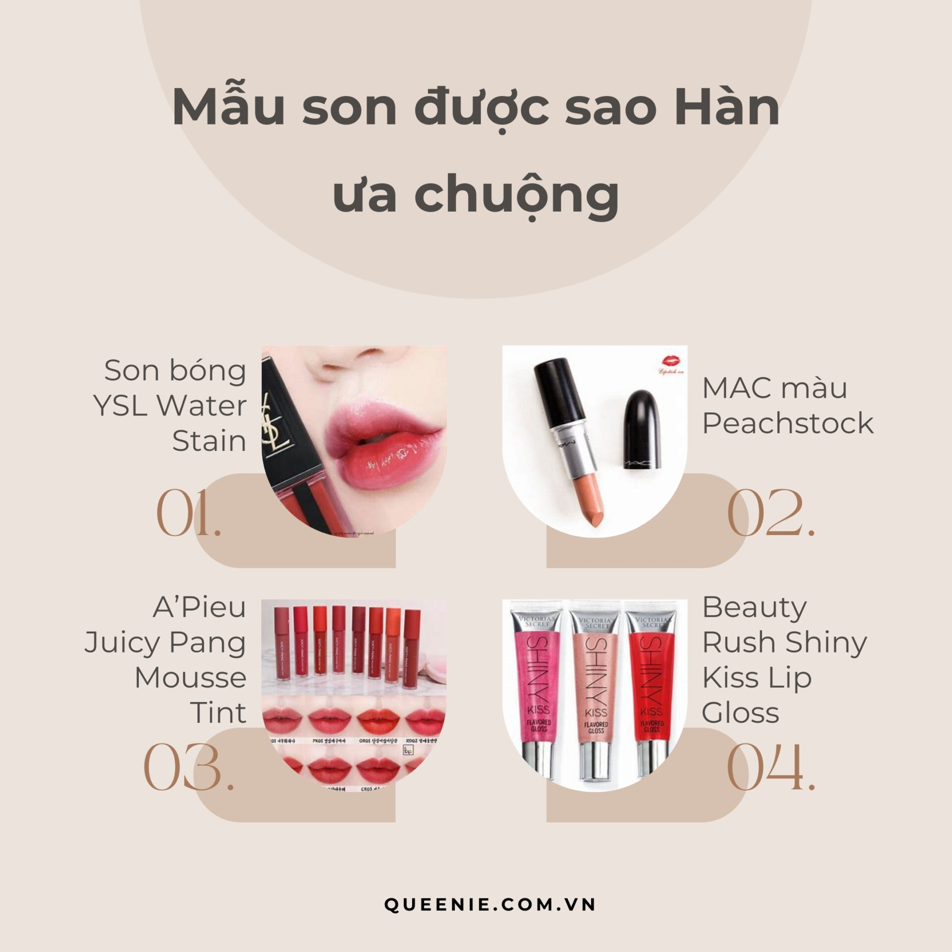 Top những loại son được sao Hàn ưa chuộng 1 Beige Minimal Before After Instagram Post