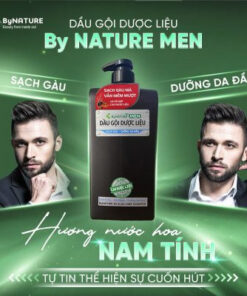 Dầu gội dược liệu ByNATURE MEN Dưỡng da đầu sạch gàu 600g 10 Dau goi duoc lieu ByNATURE MEN Duong da dau sach gau 600g4
