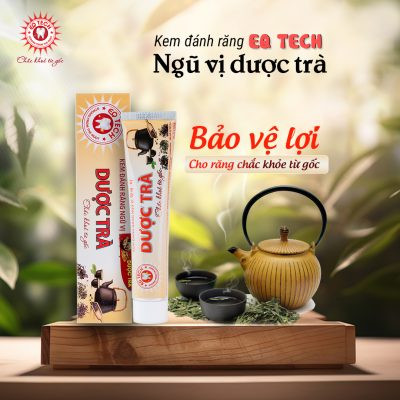 Kem đánh răng EQ Tech Ngũ Vị Dược Trà 170g 6 Kem danh rang EQ Tech Ngu Vi Duoc Tra 170g3