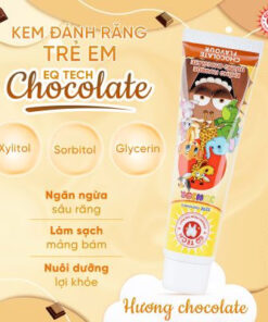 Kem đánh răng trẻ em hương Chocolate 75g 11 Kem danh rang tre em huong Chocolate 75g3