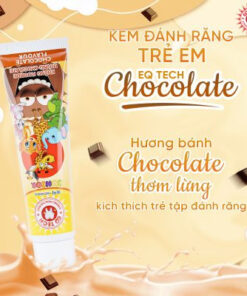 Kem đánh răng trẻ em hương Chocolate 75g 13 Kem danh rang tre em huong Chocolate 75g5