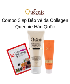Combo 3 sp Bảo vệ da Collagen Queenie Hàn Quốc