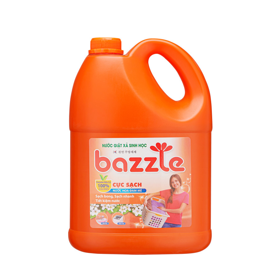 Nước Giặt Xả Sinh Học Bazzle Nước Hoa Đam Mê 3kg 3 Nuoc Giat Xa Sinh Hoc Bazzle Nuoc Hoa Dam Me 3kg