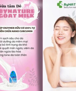 Sữa tắm Dê ByNature Goat Milk 600g 9 Sua tam De ByNature Goat Milk 600g3