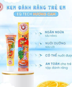 Vỉ bàn chải kem đánh răng trẻ em EQ Tech Junior Orange 10 Vi ban chai kem danh rang tre em EQ Tech Junior Orange3