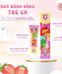 Vỉ bàn chải kem đánh răng trẻ em EQ Tech Junior Strawberry 8 Vi ban chai kem danh rang tre em EQ Tech Junior Strawberry3