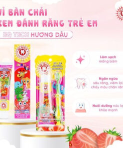 Vỉ bàn chải kem đánh răng trẻ em EQ Tech Junior Strawberry 10 Vi ban chai kem danh rang tre em EQ Tech Junior Strawberry4