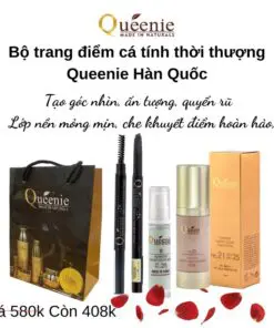 bộ trang điểm cá tính thời thượng Queenie Hàn Quốc