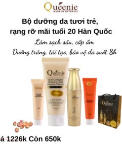 Bộ dưỡng da tươi trẻ, rạng rỡ mãi tuổi 20 Hàn Quốc