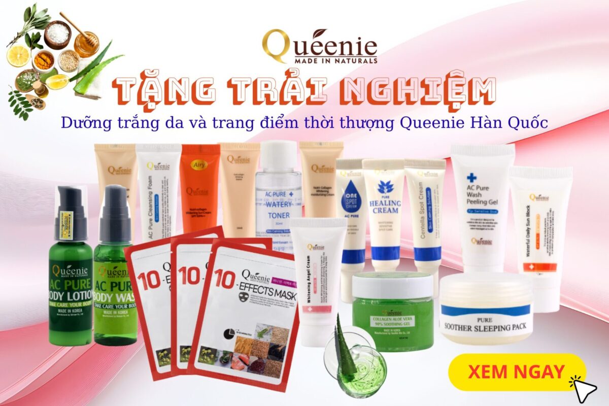MỸ PHẨM QUEENIE CHÍNH HÃNG _ TÀI TRỢ TRẢI NGHIỆM DƯỠNG TRẮNG DA VÀ TRANG ĐIỂM THỜI THƯỢNG _ HÀN QUỐC 14 Sua rua mat trang da bo sung Collagen Queenie Han Quoc 1 1